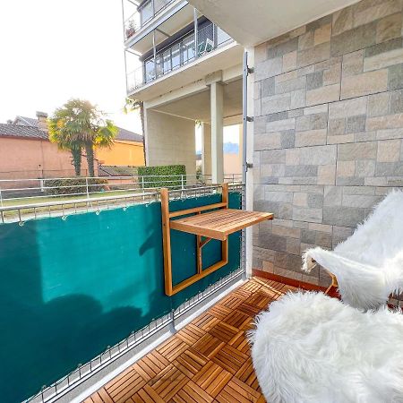 Bright Tiny Studio - Shared Pool & Sauna - Free Parking - Air Condition Muralto Kültér fotó